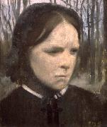 Edgar Degas Portrait of Estelle Balfour oil painting on canvas